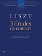 3 Etudes de Concert piano sheet music cover